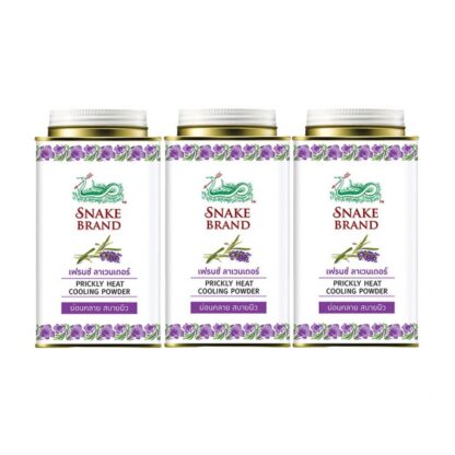 Охлаждающий тальк Snake Brand «Расслабляющий», 140 г, набор 3 шт. (Snake Brand Cooling Powder Relaxing 140 g x3)