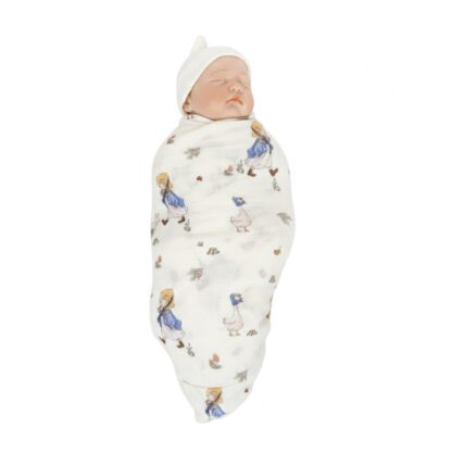 Муслиновая пелёнка Sofuto Baby из бамбука, Little Garden, 120x120 см (SOFUTO BABY Premium Bamboo Muslin Swaddle Little Garden 120x120cm)