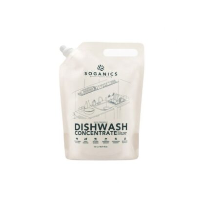 Концентрат для мытья посуды Soganics с алоэ вера (сменная упаковка), 1,5 л (SOGANICS Dishwash Concentrate with Aloe Vera Extract Refill 1.5L)