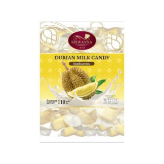 Молочные конфеты Sriwanna со вкусом дуриана, 110 г (Sriwanna Durian Milk Candy 110g)
