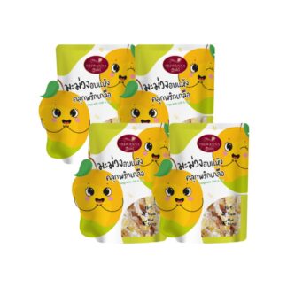 Сушёное манго Sriwanna Gold с перцем чили и солью, 40 г, набор 4 шт. (SRIWANNA GOLD Dried Mango with Chili & Salt 40g x4)