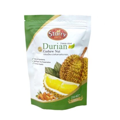 Сублимированный дуриан с кешью Starry, 40 г (Starry Freeze Dried Durian Cashew Nut 40g)