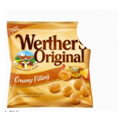 Карамельки Werther's Original с кремовой начинкой, 80 г (STORCK WERTHER'S Original Creamy Filling 80g)