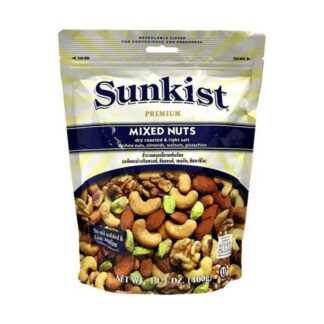 Орехи Sunkist слабосолёные, 400 г (SUNKIST Light Salt Nuts 400g)