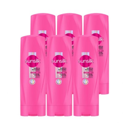 Кондиционер Sunsilk Smooth and Manageable Pink, 110 мл, набор 6 шт. (Sunsilk Conditioner Smooth and Manageable Pink 110 ml x6)