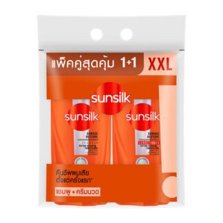 Набор Sunsilk «Восстановление повреждённых»: шампунь 575 мл + кондиционер 550 мл (SUNSILK Damage Restore Shampoo 575ml + Conditioner 550ml)