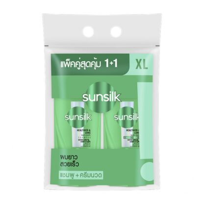 Набор Sunsilk «Здоровые и длинные»: шампунь 425 мл + кондиционер 400 мл (SUNSILK Healthier & Long Shampoo 425ml + Conditioner 400ml)