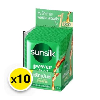 Маска-уход Sunsilk Power Shot Strong Lengths, 10 саше по 20 мл (SUNSILK Power Shot Treatment Strong Lengths 20ml x 10)