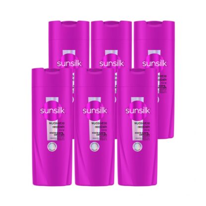 Шампунь Sunsilk фиолетовый, 60 мл, набор 6 шт. (Sunsilk Shampoo Purple 60 ml x6)