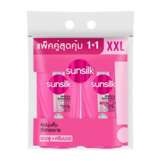 Набор Sunsilk «Гладкие и послушные»: шампунь 575 мл + кондиционер 550 мл (SUNSILK Smooth & Manageable Shampoo 575ml + Conditioner 550ml)