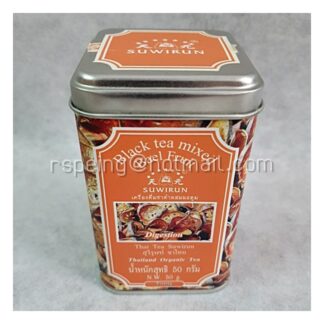 Чёрный чай с баэлем Suwirun в жестяной банке, 30 г (Suwirun Bael Fruit Black Tea 30g)