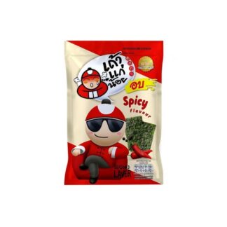 Запечённые морские водоросли Taokaenoi острые, 12 г (TAOKAENOI Roasted Seaweed Spicy 12g)
