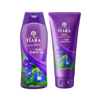 Набор Tiara: шампунь и кондиционер с анчаном, 240 мл (Tiara Herbal Butterfly Pea Shampoo 240 ml + Conditioner 160 ml set)