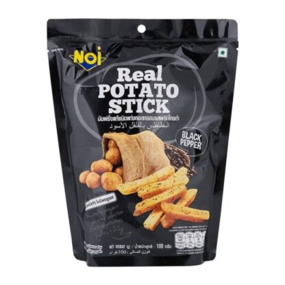 Картофельные палочки с чёрным перцем NOI, 100 г (NOI Potato Stick Black Pepper 100g)