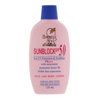 Солнцезащитный лосьон Hawaiian Sun Lotion SPF50, 100 мл (Hawaiian Sun Lotion SPF50 100ml)