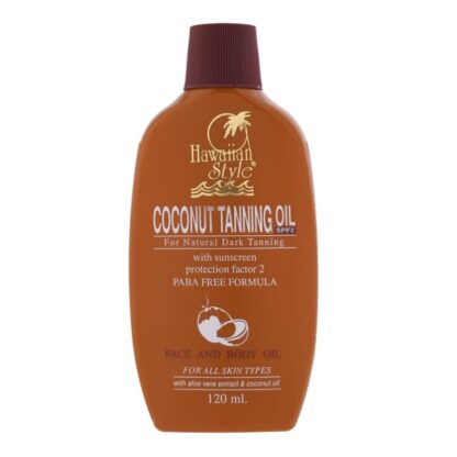 Кокосовое масло для загара Hawaiian Coconut Oil SPF2, 100 мл (Hawaiian Coconut Oil SPF2 100ml)