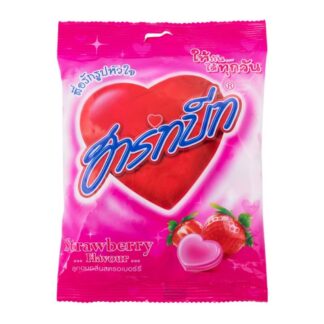Леденцы-сердечки со вкусом клубники Heartbeat, 112 г (Heartbeat Heart Shape Strawberry Flavour Candy 112g)