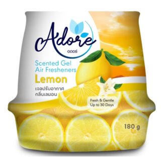 Гелевый ароматизатор воздуха с ароматом лимона Adore Scent Gel, 180 г (Adore Scent Gel Air Freshener Lemon 180g)