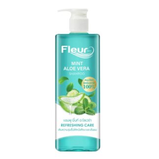 Шампунь Fleur мята и алоэ вера, 400 мл (Fleur Shampoo Mint Aloe Vera 400ml)