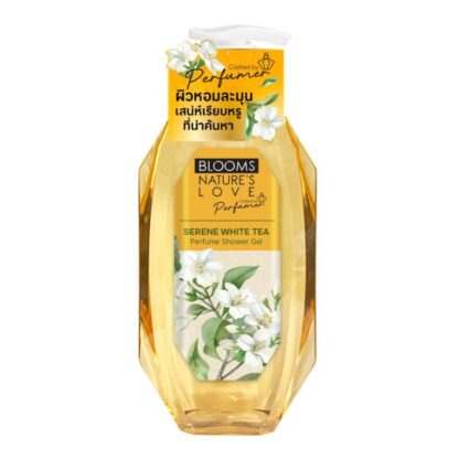Парфюмированный гель для душа Blooms Natures Love белый чай, 480 мл (Blooms Natures Love Perfume Shower Gel Serene White Tea 480ml)