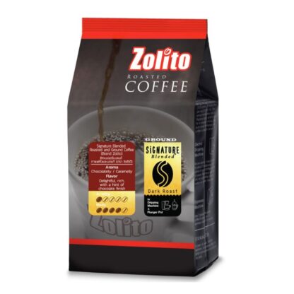 Молотый кофе Zolito Signature Blend, 250 г (Zolito Roast & Ground Coffee Signature Blend 250g)