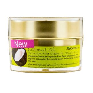 Крем для лица Koconae с кокосовым маслом для чувствительной кожи, 30 мл (Koconae Coconut Oil Face Cream for Sensitive Skin 30ml)
