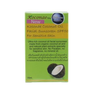 Солнцезащитный крем для лица Koconae SPF50 с кокосовым маслом, 30 мл (Koconae Coconut Oil Facial Sunscreen SPF50 30ml)