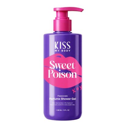 Парфюмированный гель для душа Kiss My Body Sweet Poison, 380 мл (Kiss My Body Perfume Shower Gel Sweet Poison 380ml)