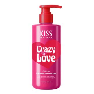 Парфюмированный гель для душа Kiss My Body Crazy In Love, 380 мл (Kiss My Body Perfume Shower Gel Crazy In Love 380ml)
