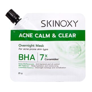 Ночная маска для проблемной кожи Skinoxy Acne Calm and Clear Overnight Mask, 25 г (Skinoxy Acne Calm and Clear Overnight Mask 25g)