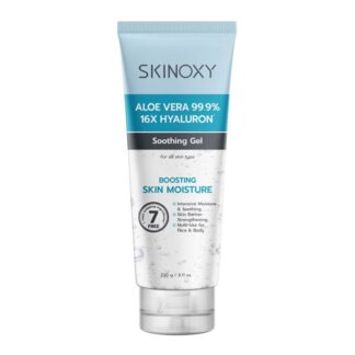 Успокаивающий гель алоэ вера с гиалуроном Skinoxy Aloe Vera Hyaluron Soothing Gel, 230 г (Skinoxy Aloe Vera Hyaluron Soothing Gel 230g)