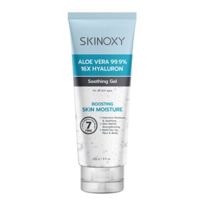 Успокаивающий гель алоэ вера с гиалуроном Skinoxy Aloe Vera Hyaluron Soothing Gel, 230 г (Skinoxy Aloe Vera Hyaluron Soothing Gel 230g)