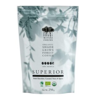 Молотый кофе Mivana Superior Blend Organic Arabica, 250 г (Mivana Roasted And Ground Coffee Beans Superior Blend Organic Arabica 250g)