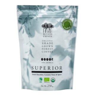 Молотый кофе Mivana Superior Beans Organic Arabica, 250 г (Mivana Roasted And Ground Coffee Superior Beans Organic Arabica 250g)