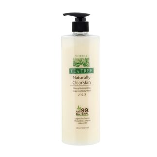 Увлажняющий гель для душа без мыла Tea Tree Naturally Clear Skin Deeply Moisturizing, 500 мл (Tea Tree Naturally Clear Skin Deeply Moisturizing Soap Free Body Wash 500ml)