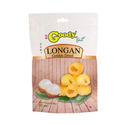 Сушёный золотой лонган Goody, 65 г (Goody Golden Dried Longan 65g)