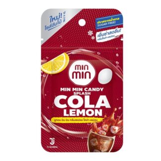 Леденцы со вкусом колы и лимона Min Min Splash, 14 г (Min Min Splash Cola Lemon Candy 14g)