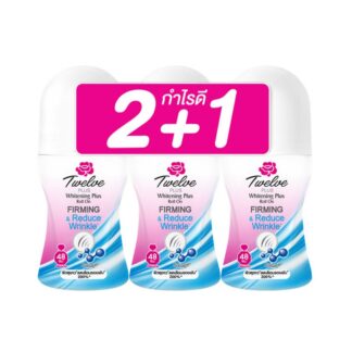 Шариковый дезодорант Twelve Plus Firming, 20 мл, набор 3 шт. (TWELVE PLUS Firming Roll On 20ml x3)