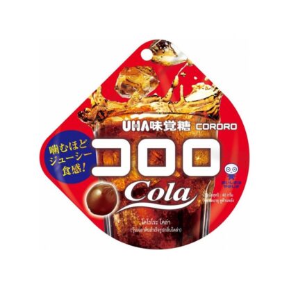Жевательный мармелад UHA Cororo со вкусом колы, 40 г (UHA Cororo Cola 40g)