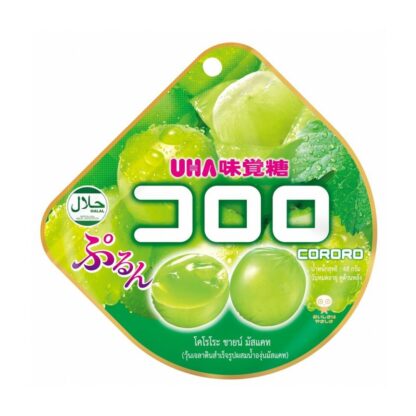 Мармелад UHA Cororo со вкусом мускатного винограда, 48 г (UHA Cororo Muscat 48g)