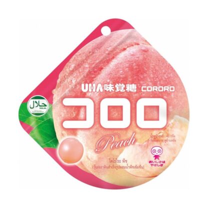 Мармелад UHA Cororo со вкусом персика, 40 г (UHA Cororo Peach 40g)