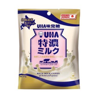 Молочные конфеты UHA Rich Milk Candy, 67 г (UHA Rich Milk Candy 67g)
