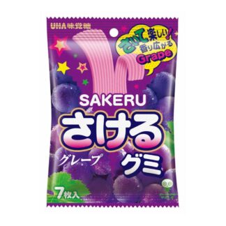 Мармелад UHA Sakeru со вкусом винограда, 32,9 г (UHA Sakeru Gummy Grape 32.9g)