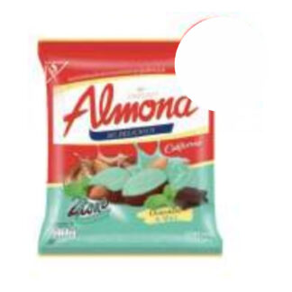 Миндаль в глазури United Almond со вкусом мяты, 264 г (United Almond Mint Flavoured Coated Almond 264 g)