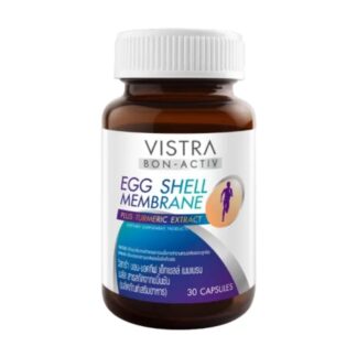Vistra Bon Activ с мембраной яичной скорлупы и куркумой, 30 капсул