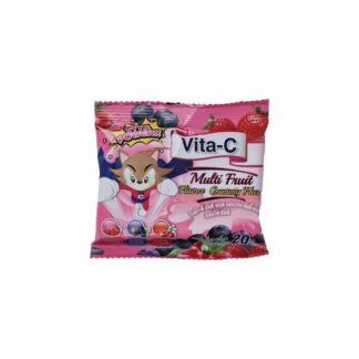 Жевательный мармелад Vita-C с витамином C, мультифрукт, 20 г (VITA-C Vitamin C Multi Fruit Gummy 20g)