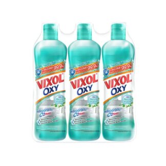 Средство для ванной комнаты Vixol Oxy «Весенняя свежесть», 700 мл, набор 3 шт. (VIXOL Oxy Bathroom Cleaner Spring Fresh 700ml x3)
