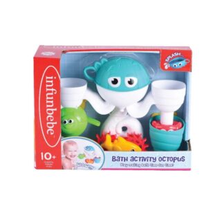 Игрушка для ванны Wel-B x Infunbebe Bath Activity Octopus «Осьминожек» (Wel-B x Infunbebe Bath Activity Octopus)