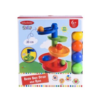 Игрушка Wel-B x Infunbebe Busy Ball Drop and Roll с катящимися шариками (WEL-B x Infunbebe Busy Ball Drop and Roll)