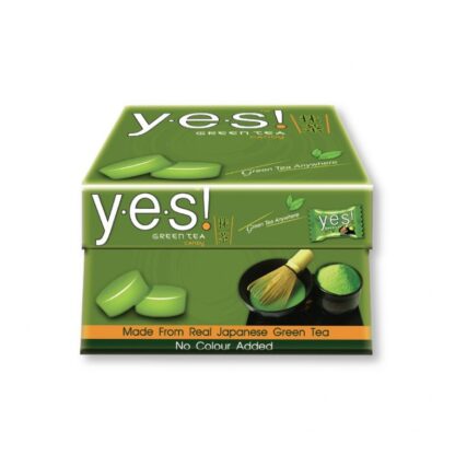 Леденцы Yes! со вкусом зелёного чая, 79,2 г (Yes! Green Tea Candy 79.2g)